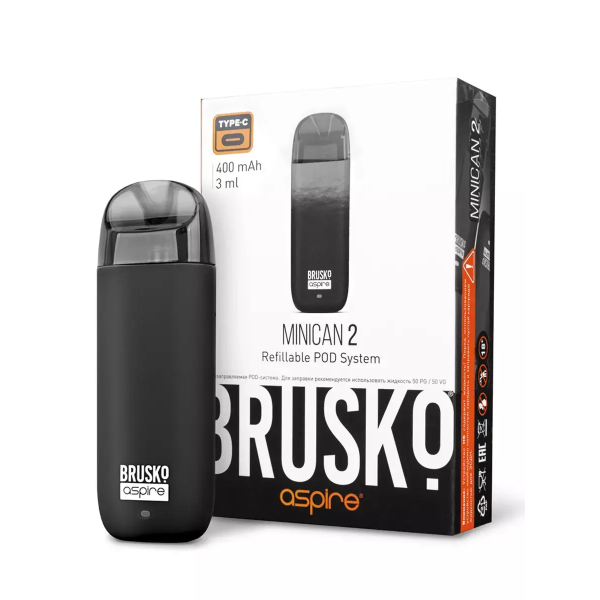 Brusko MINICAN 2 (400 мАч, Черный) в Уфе