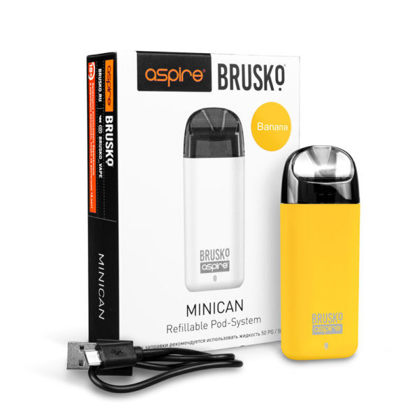 Brusko MINICAN plus (850 мАч, Желтый) в Уфе