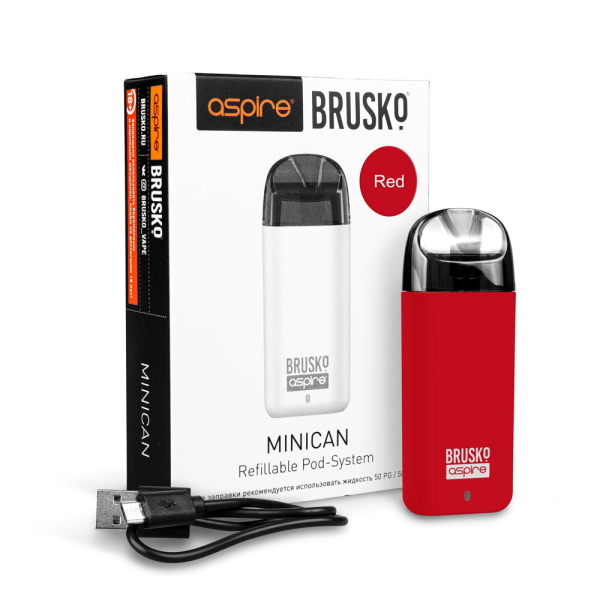 Brusko MINICAN plus (850 мАч, Красный) в Уфе