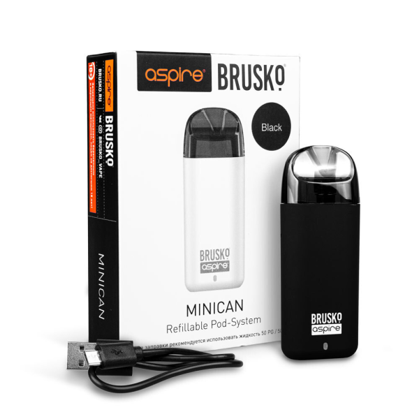 Brusko MINICAN plus (850 мАч, Черный) в Уфе