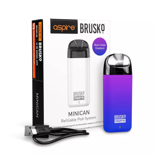 Brusko MINICAN (350 мАч, Синий,фиолетовый) в Уфе