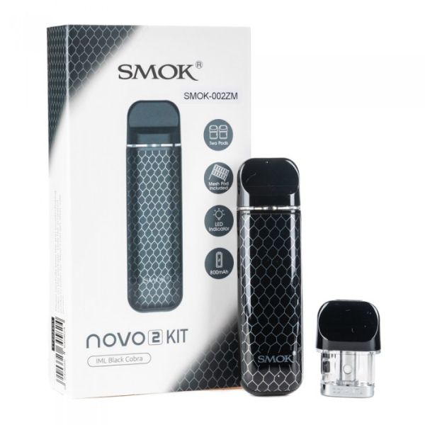 POD-система SMOK Novo 2 Pod 800 mAh Black Carbon в Уфе