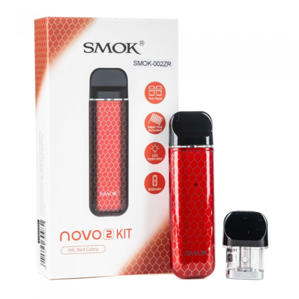 POD-система SMOK Novo 2 Pod 800 mAh Red Carbon в Уфе