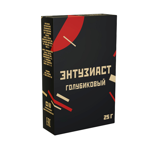 Табак ЭНТУЗИАСТ ГОЛУБИКОВЫЙ 25 гр в Уфе