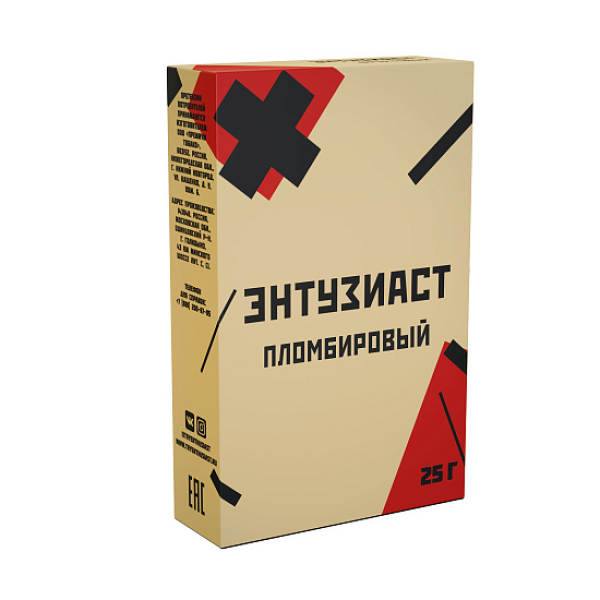 Табак ЭНТУЗИАСТ ПЛОМБИРОВЫЙ 25 гр в Уфе