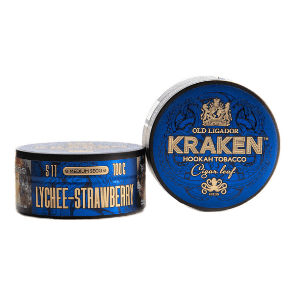 Табак Kraken Medium Seco Lychee strawberry (Личи и клубника) 100 гр в Уфе