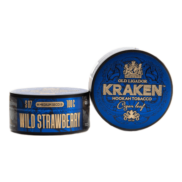 Табак Kraken Medium Seco wild strawberry (Земляника) 100 гр в Уфе