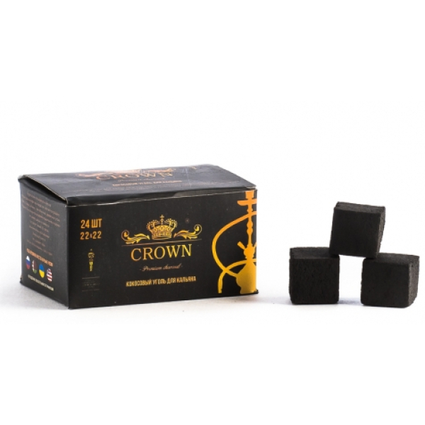 Уголь Crown Кокосовый 24 Шт (22 Мм) в Уфе