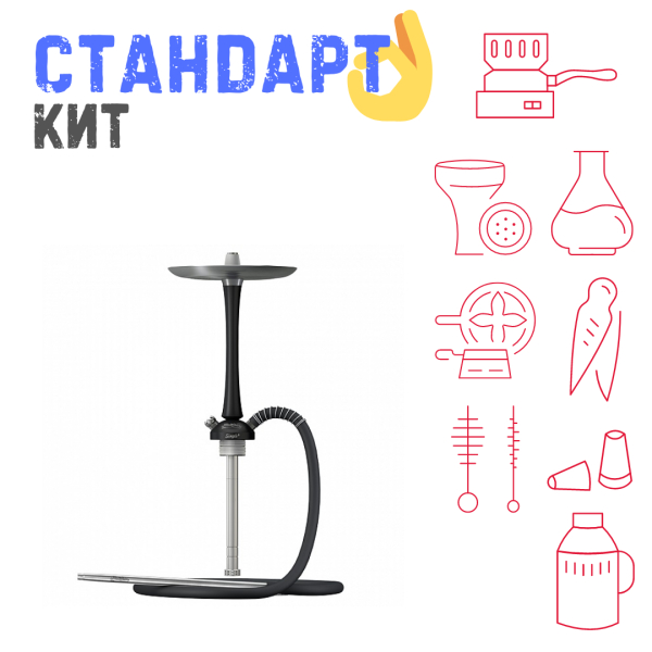 Набор с кальяном  Mattpear Simple M Black СТАНДАРТ в Уфе
