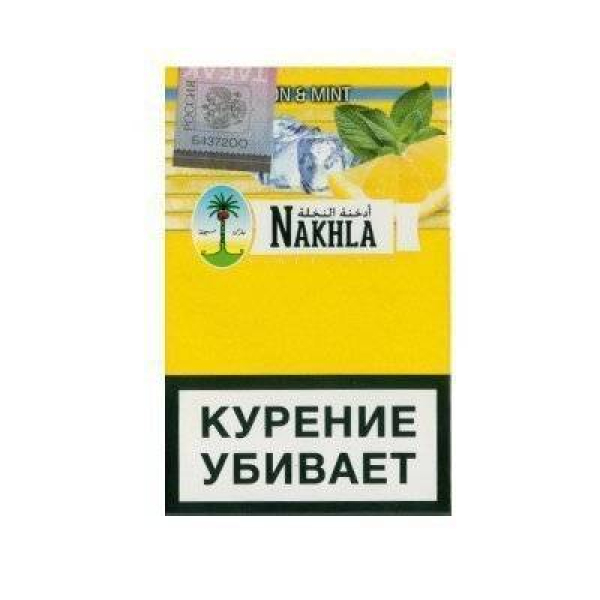Кальянный табак Nakhla New Ice Lemon mint 50 гр в Уфе