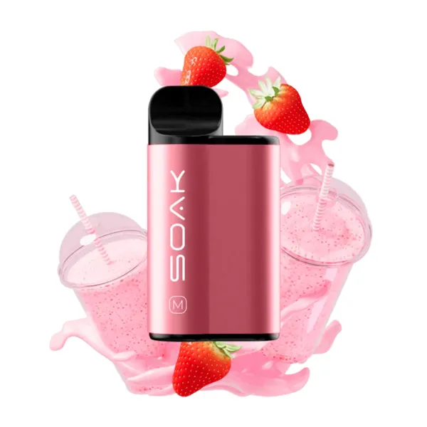 SOAK M Strawberry Cream dream (Клубничный милкшейк), 4000 тяг в Уфе