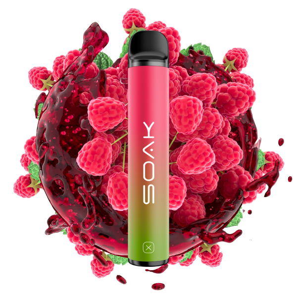 SOAK X Raspberry Soda (Малиновая газировка), 1500 тяг в Уфе