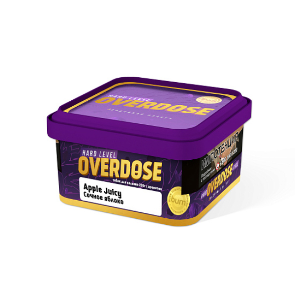 Табак OVERDOSE APPLE JUICY 200 гр в Уфе