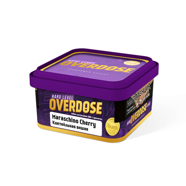 Табак OVERDOSE Maraschino Cherry (коктейльная вишня) 200 гр в Уфе