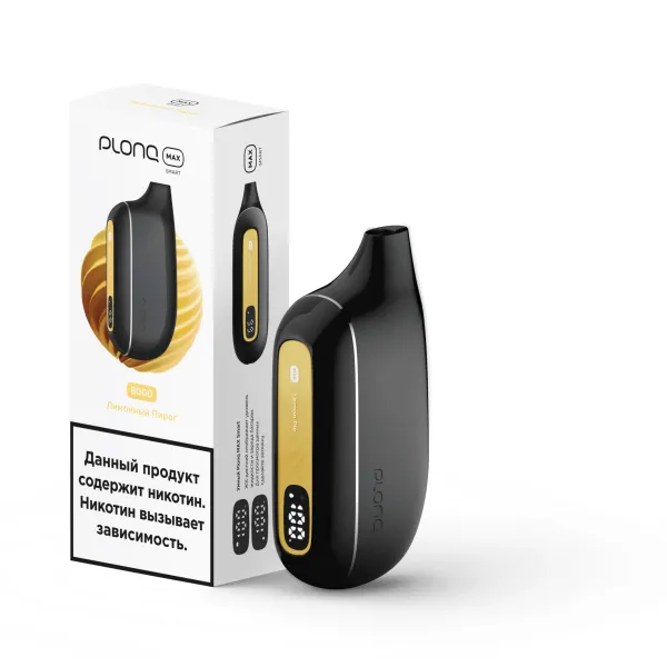 Plonq Max Smart Лимонный Пирог (8000 Затяжек) 20 Мг в Уфе