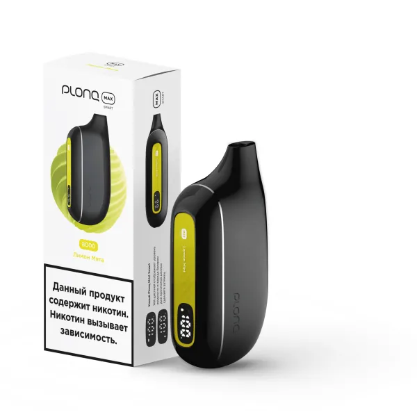 Plonq Max Smart Лимон Мята (8000 Затяжек) 20 Мг в Уфе