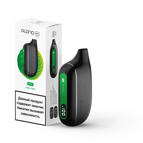 Plonq Max Smart Киви Лайм (8000 Затяжек) 20 Мг в Уфе