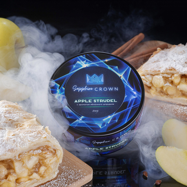 Табак Sapphire Crown Apple Strudel (Яблочный Штрудель) 100 гр в Уфе