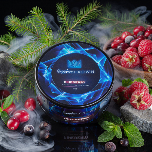 Табак Sapphire Crown Pineberry (Ягоды хвоя Мята) 100 гр в Уфе