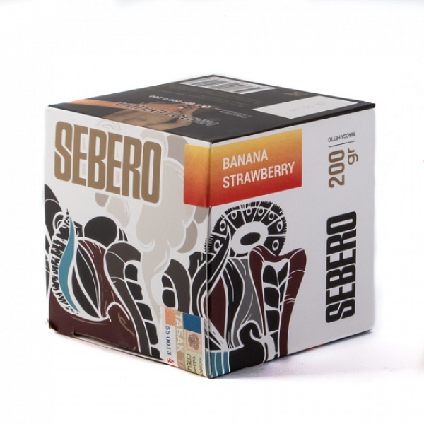 Табак SEBERO BANANA STRAWBERRY 200 грамм в Уфе