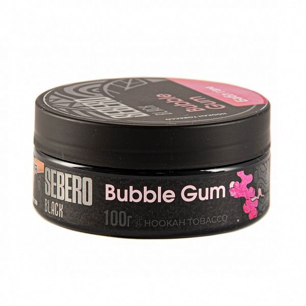 Табак SEBERO BLACK BUBBLE GUM 100 гр в Уфе
