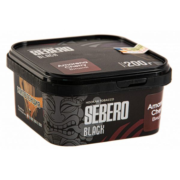 Табак SEBERO BLACK AMARENA CHERRY 200 гр в Уфе