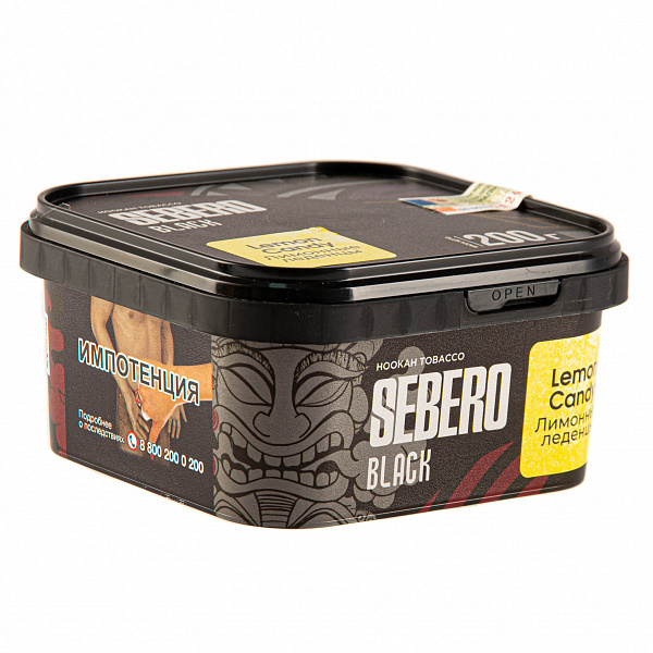 Табак SEBERO BLACK LEMON CANDY 200 гр в Уфе