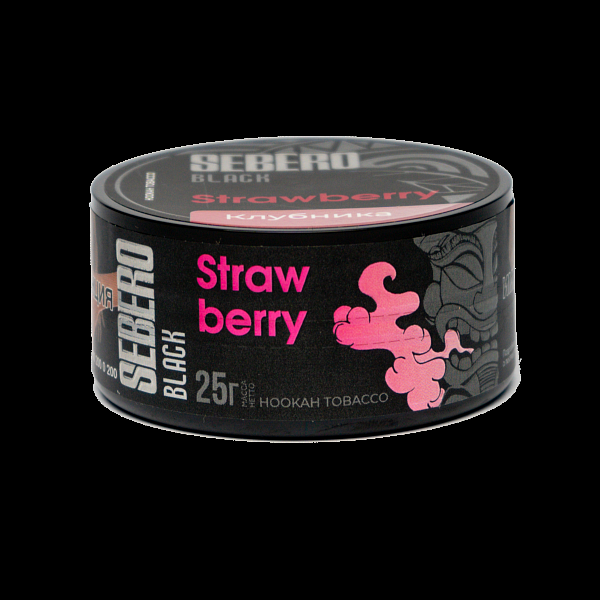 Табак SEBERO BLACK STRAWBERRY 25 гр в Уфе