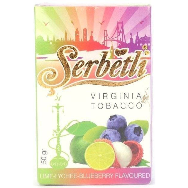 Табак Serbetli Lime Lychee Blueberry в Уфе