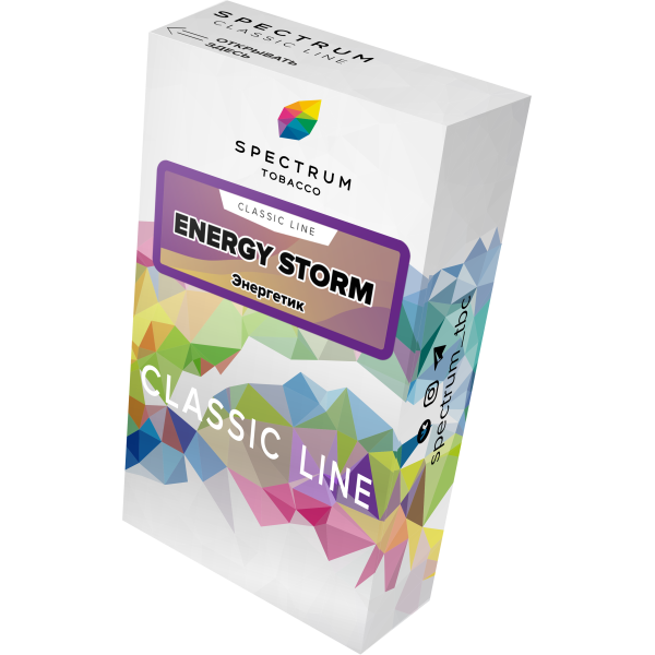 Табак Spectrum Classic energy storm 40 грамм в Уфе