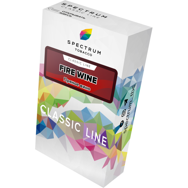 Табак Spectrum Classic fire wine 40 грамм в Уфе