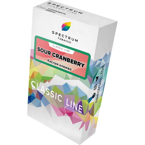 Табак Spectrum Classic sour cranberry 40 грамм в Уфе