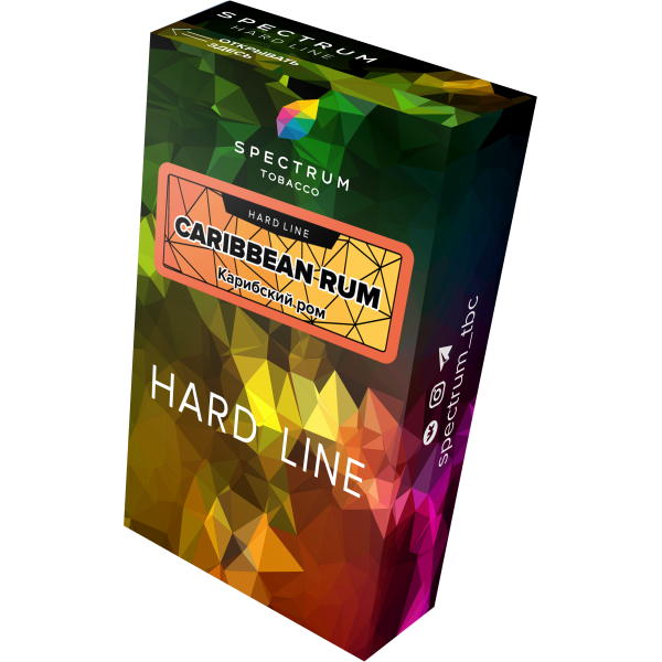 Табак Spectrum Hard caribbean rum 40 грамм в Уфе