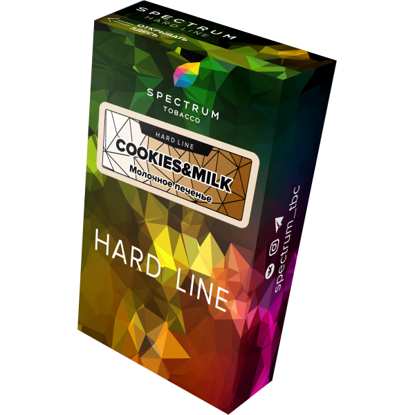 Табак Spectrum Hard cookies milk 40 грамм в Уфе
