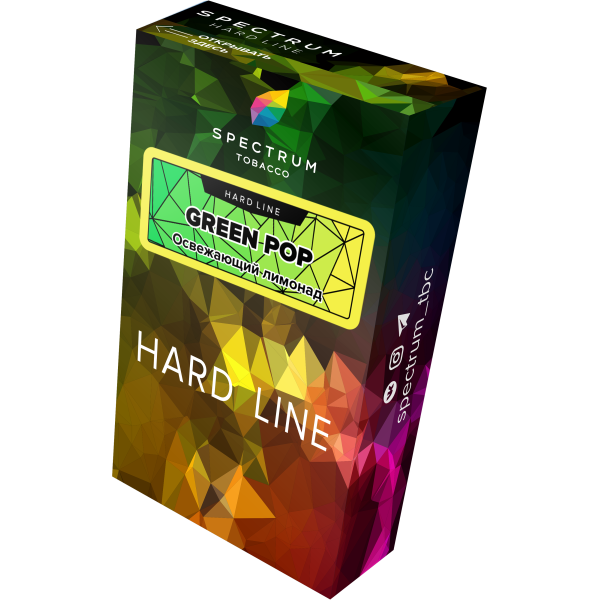 Табак Spectrum Hard green pop 40 грамм в Уфе