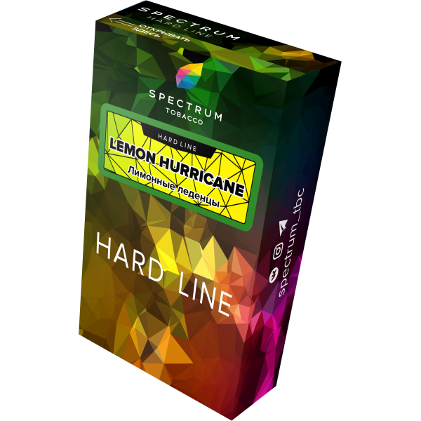 Табак Spectrum Hard lemon hurricane 40 грамм в Уфе