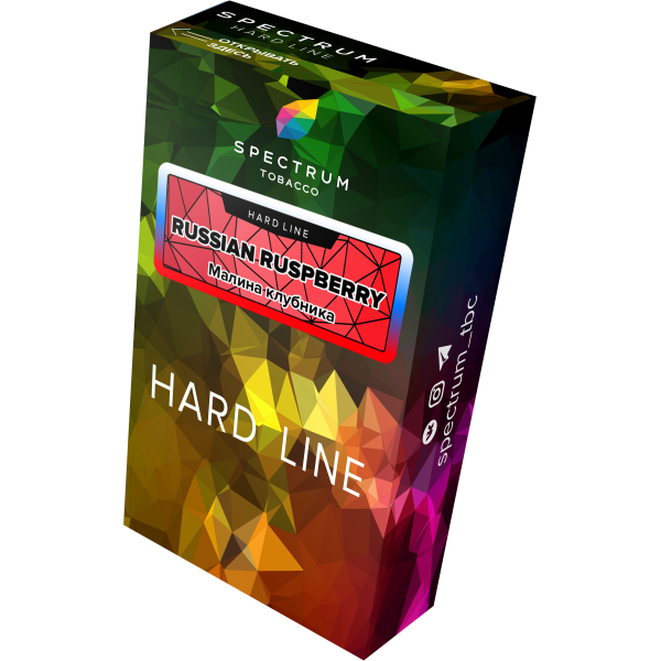 Табак Spectrum Hard russian raspberry 40 грамм в Уфе