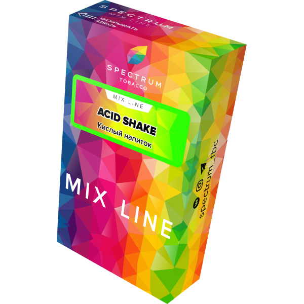 Табак Spectrum Mix Line Acid Shake 40 грамм в Уфе