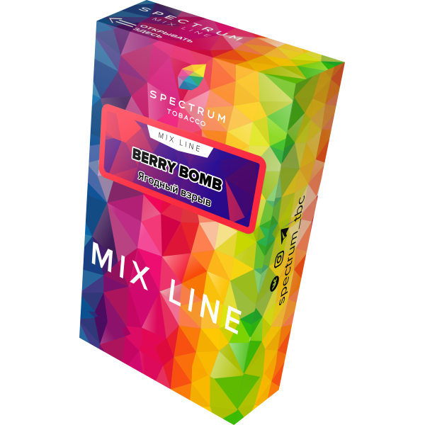 Табак Spectrum Mix Line Berry Bomb 40 грамм в Уфе