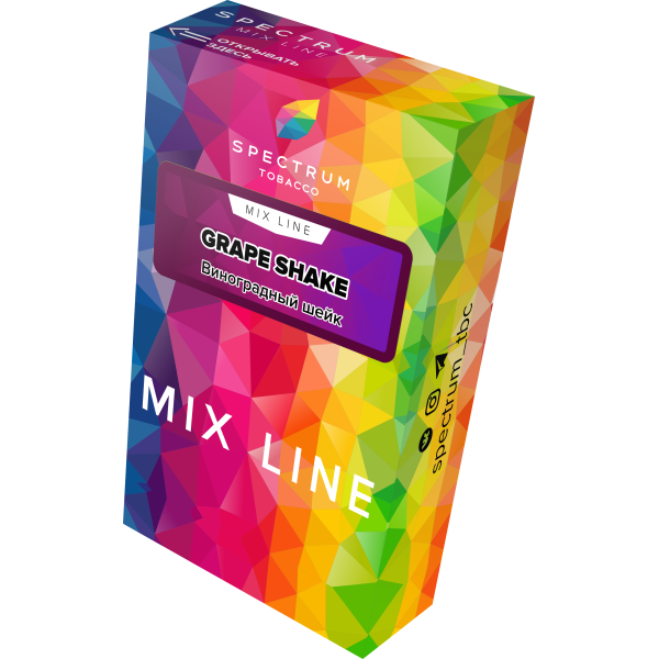 Табак Spectrum Mix Line Grape Shake 40 грамм в Уфе