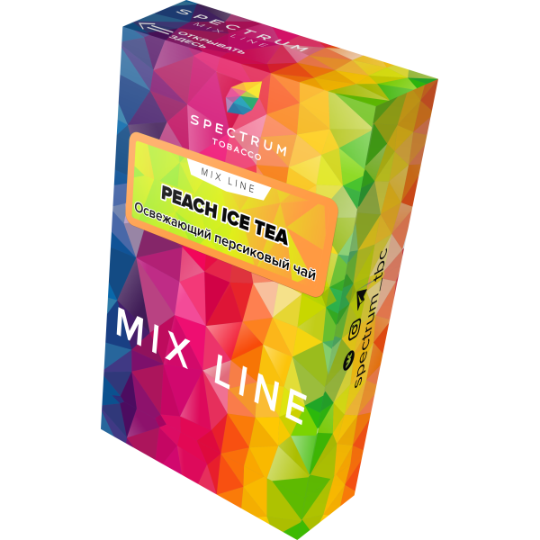 Табак Spectrum Mix Line Peach Ice Tea 40 грамм в Уфе