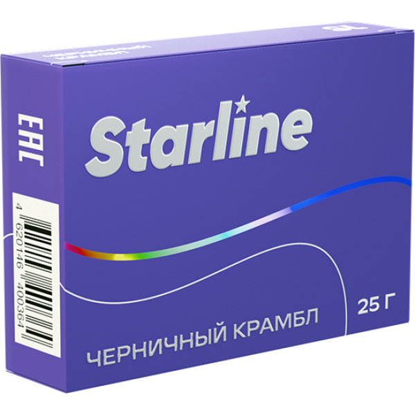Табак Starline Черничный крамбл 25 гр в Уфе