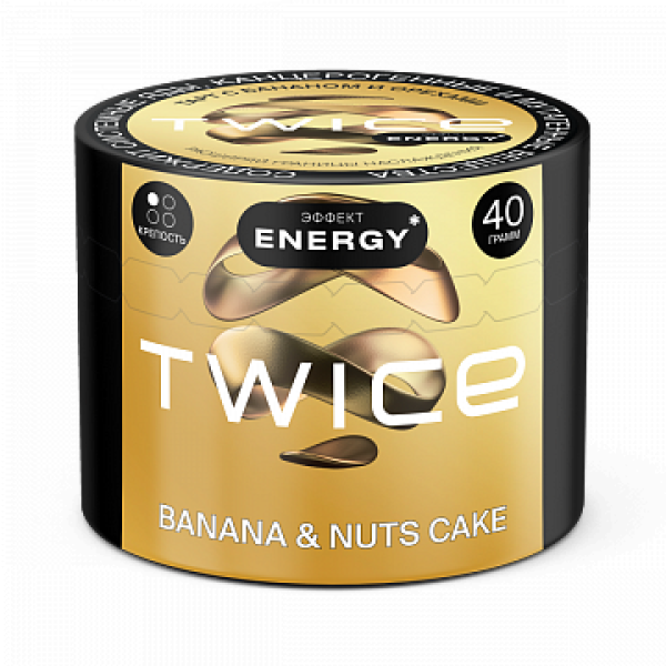 Табак TWICE Banana Nuts Cake (Пирог с бананом и орехами) 40 гр в Уфе