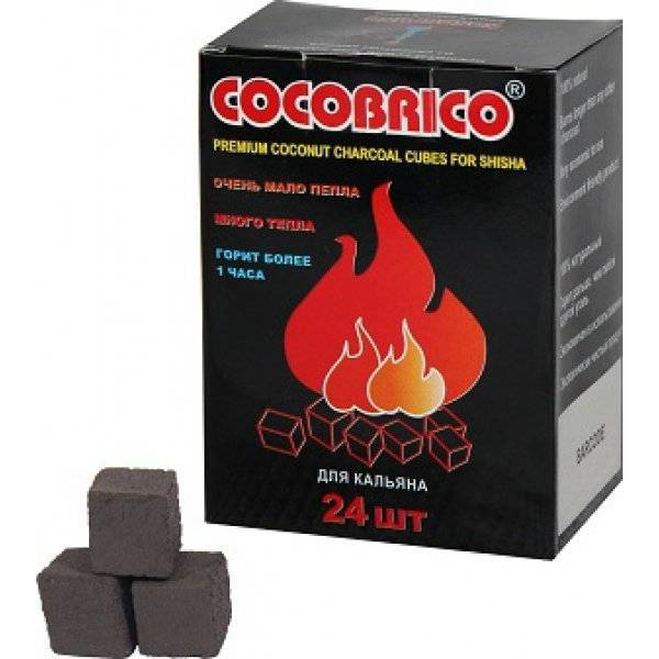 Уголь для кальяна CocoBrico 24 кубика в Уфе