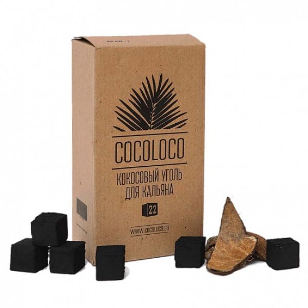 Кокосовый уголь Cocoloco 22мм в Уфе