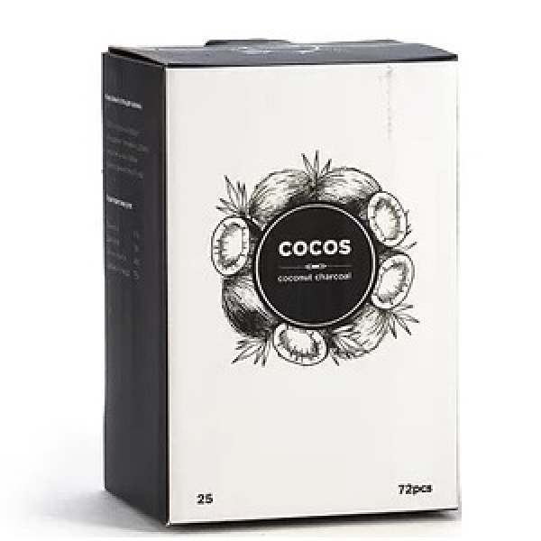Кокосовый уголь Cocos 25мм для кальяна в Уфе