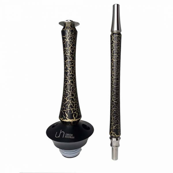 Кальян Union Hookah Sleek Кракле золотой в Уфе