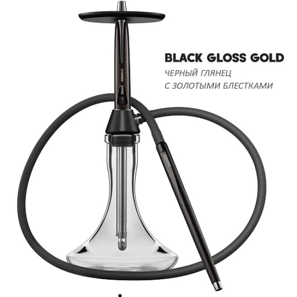 Кальян Koress K3 Black Gloss (Черный,Золотой, 48 см) в Уфе