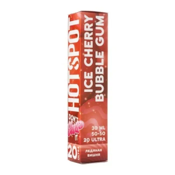 Жидкость HOTSPOT Chow Ultra Ice Cherry Bubble Gum 30 мл в Уфе