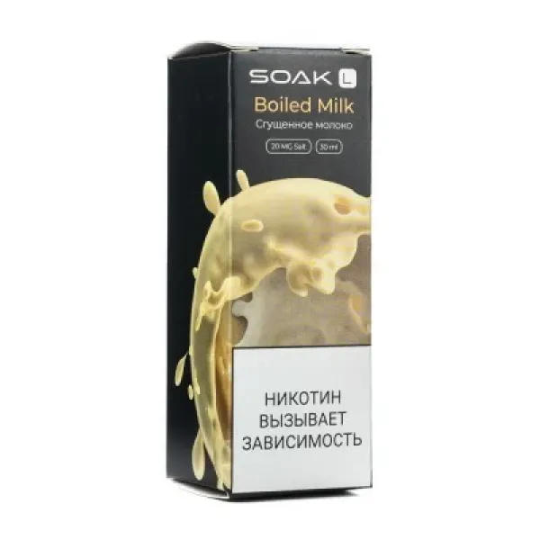 Жидкость SOAK L Boiled Milk 30 мл в Уфе